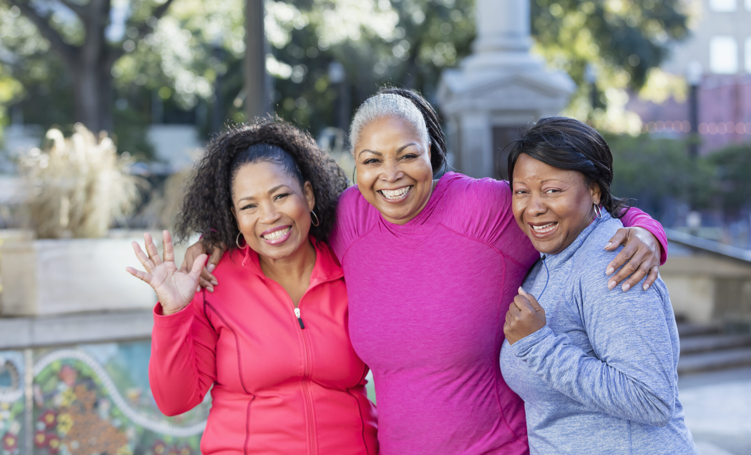 group of smiling women